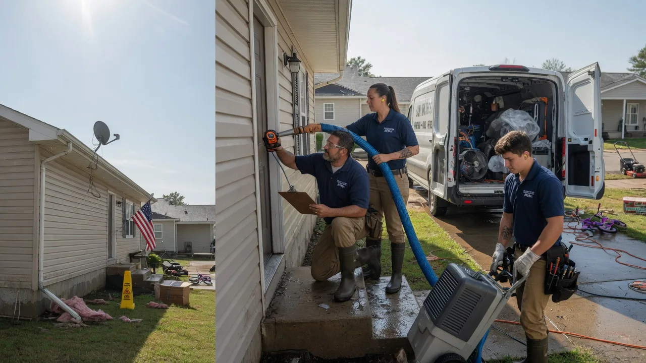 Ceiling Water Damage Restoration in Severance, CO near me